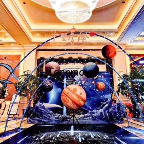 1m giant inflatable planet balloons earth moon Jupiter Saturn Uranus Neptune Mercury Venus for party decoration