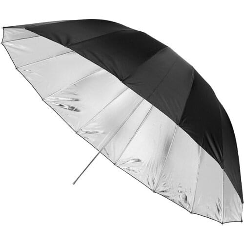 Godox 60 "Inch 150cm Photography Studio Umbrella for Photo Studio of Soft Lighting Out In Black Inside Of Silver Umbrella