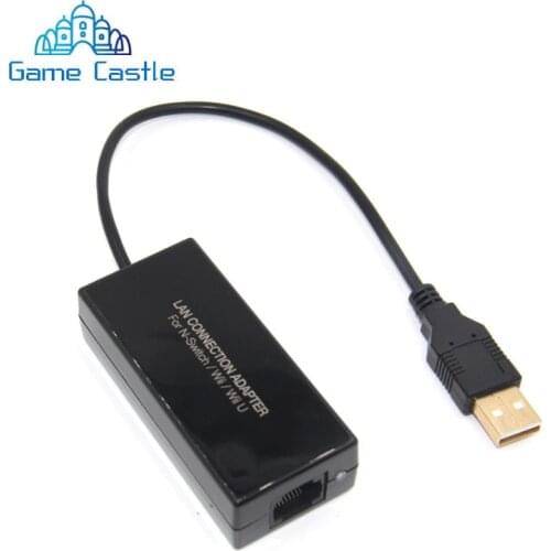 Game accessories for NS console LAN Connection Adaptor For Nintend Switch NS For Wii/U LAN Connection Adaptor