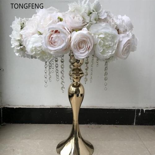 Artificial rose Hydrangea garland Wedding decoration table flower ball Arch flower Rings flower 45cm MIXCOLOR 10pcs/lot TONGFENG