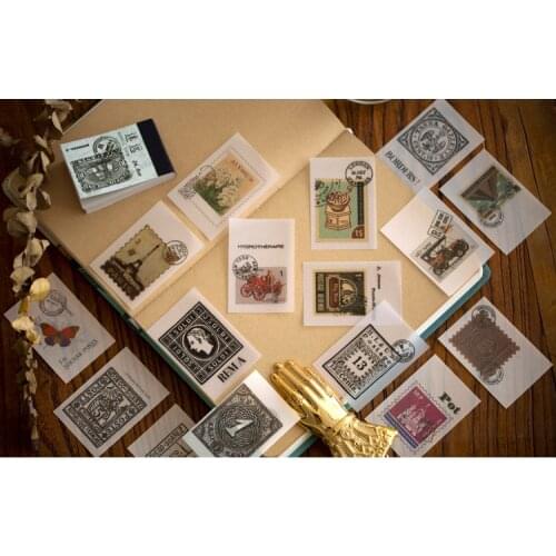 KSCRAFT 100pcs Vintage Demo Junk Journal Card for Bullet Journal Planner Making