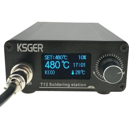 KSGER T12 V3.0 STM32 OLED Digital Temperature Controller Soldering Station Soldering Iron Rods T12-K B2 BC2 D24 Electrocautery A