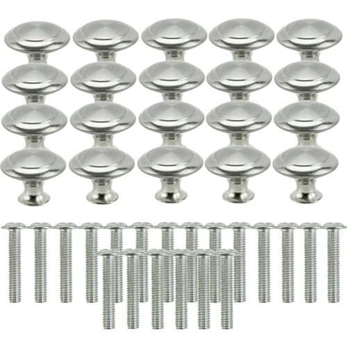 Set of 20 Cupboard Cabinet Knobs Decorative Drawer Pulls Bathroom Bedroom