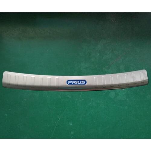 For Toyota Prius XW30 2009 2010 2012 2013 2014 2015 Stainless steel After the guard Rear Guard Bumper Protector Trim Cover