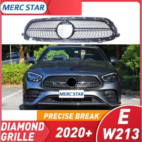 Adecuado para la nueva parrilla de clase E W213 E63 amg de E200 E300 E320 2021 + con/sin cámara W213 C238 rejilla de di
