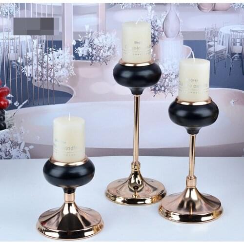 Candle Holder Luxury Metal Candle Holder Luxury Candlestick Wedding Centerpiece Romantic Home Table Decoration