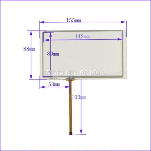ZhiYuSun compatible HST-TPA6.2CS New 6.2 Inch Touch Screen for 6.2 GPS GLASS for tble compatible