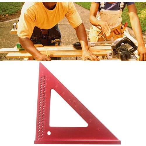90 Degrees Woodworking Triangle Line Ruler Rust-proof Precision Hole Scriber Measuring Gauge For Woodworking Designers Students