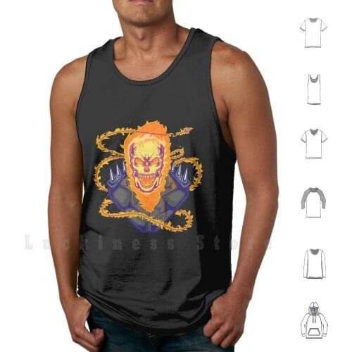 Fanart tank tops vest sleeveless Punisher Cartoons Vector Vectorillustration