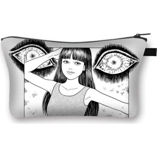 Anime NANA Cosmetic Bag Harajuku Women Makeup Bags Oosaki / Komatsu Nana Toiletry Bags Lipstick Pouch Girls Cosmetic Case Clutch