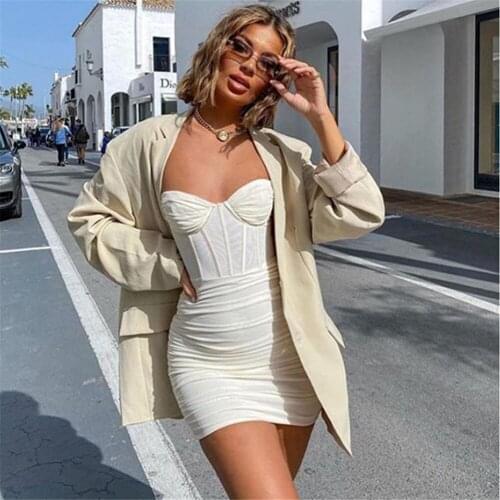 Women’s Summer Sexy Suspender Dress, Defined Waist Solid Color Mesh Yarn Pleated Backless Short Dress