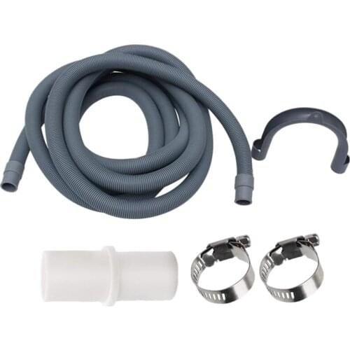 4 Pcs Washing Machine Drainage Pipe Hose,Washer Drain Hose for Washing Drainage Pipe,with U Shape Holder