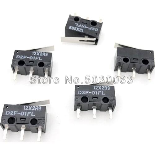 5pcs/lot Micro-switch Omron D2F-01FL mouse micro-key switch touch switch