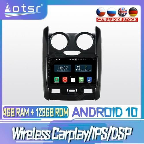 Android 10 PX6 128G For RENAULT Duster 2015 - 2019 DVD GPS Navigation Auto Radio Stereo Video Multimedia Player HeadUnit 2din