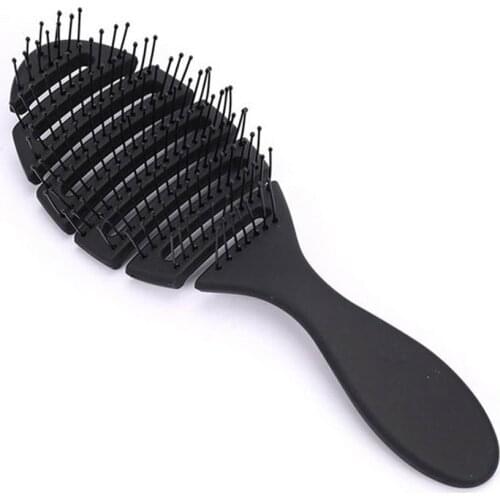 Anti-static Straight Hair Comfortable Comb Home Salon DIY Hairdressing Antistatic tools Round Massage Comb Convenient practical