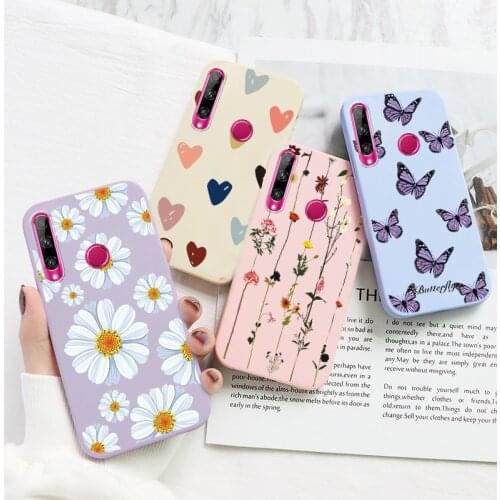 Case For Huawei Honor 10 10i Cases Soft Silicone TPU Bumper Cover For Huawei honor 10i Honor10i 10 i Coque Cute Flower Funda Bag