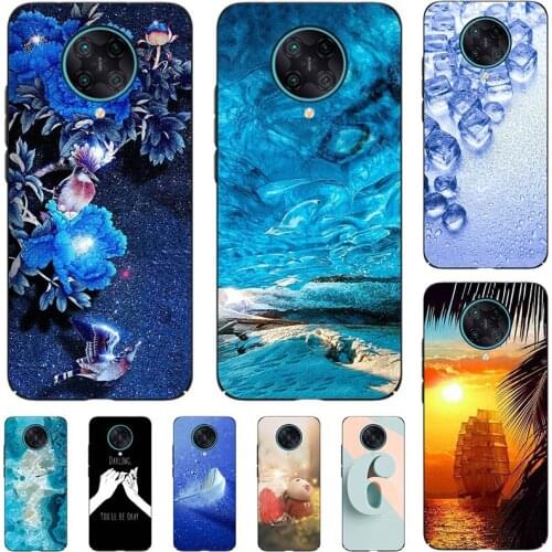 For Redmi K30S K30 Pro K30Pro ZOOM Xiaomi POCO F2 Pro POCO X2 Cover Fashion Cool Cartoon Flower Capa Soft Silicone TPU Case