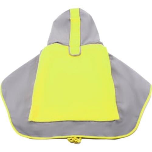 Dog Raincoat with Hood Pet Raincoat Water-resistant Dog Rain Poncho with Leash Hole Dog Rain Jacket for Small Medium Large Dogs