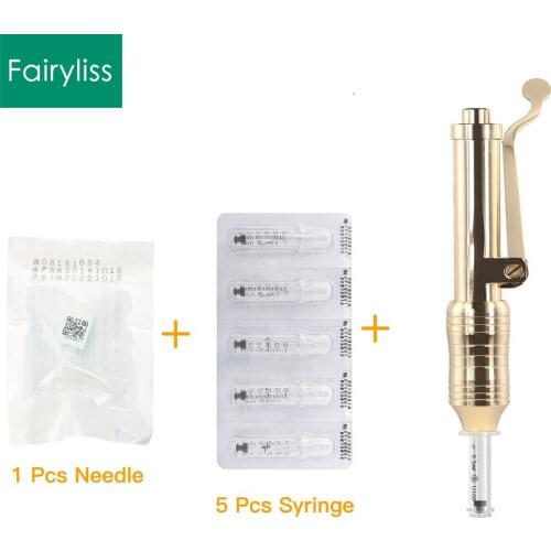 Hyaluronic Injection Pen Hyaluron Gun Atomizer Hyaluron Pen Wrinkle Removal Water Syringe Needles Skin Care Beauty Tools