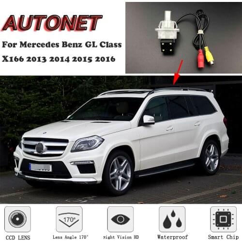 AUTONET Backup Rear View camera For Mercedes Benz GL Class X166 2013 2014 2015 2016 Night Vision/license plate camera
