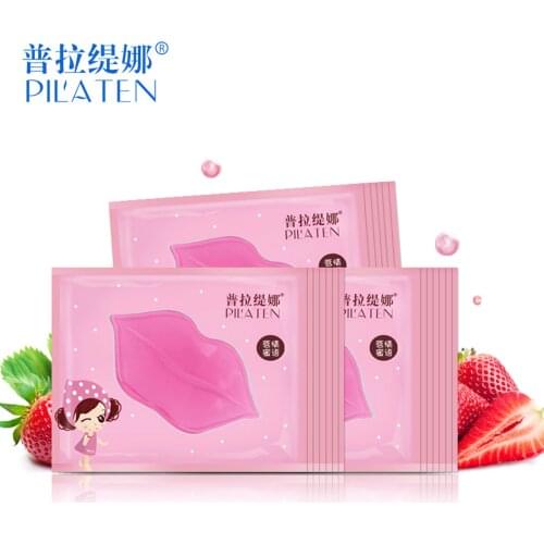 PILATEN 10 x Pink Crystal Collagen Lip mask Vitamin C Moisturizing 7g