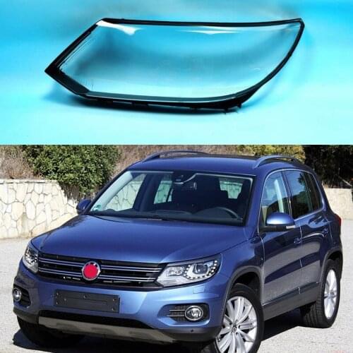 Car headlight cover for Volkswagen Tiguan front headlight housing 2013 2014 2015 2016 2017 lamp housing mask