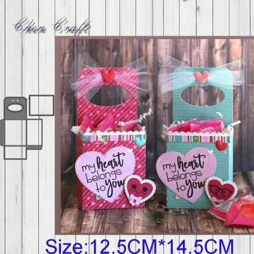 GABLE BOX Metal Cutting Dies for DIY Scrapbooking Photo Album Embossing Paper Cards Craft Cuts