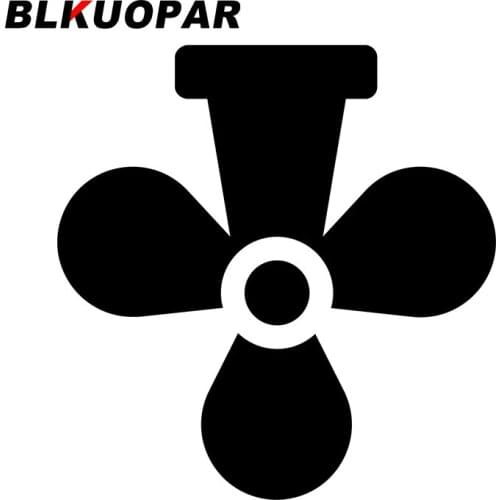 BLKUOPAR for Propeller Car Stickers Occlusion Scratch Personality Decals Sunscreen Vinyl Helmet Caravan Decor Car Label