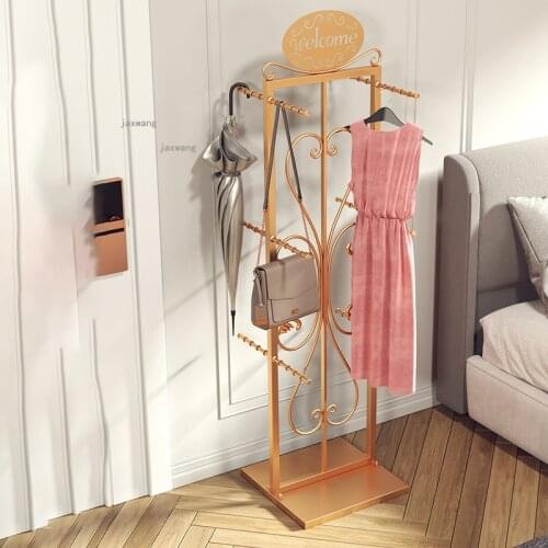Hallway Porch Floor Coat Rack Modern Minimalist Living Room Bedroom Clothes Racks Creative Household Furniture Cloakroom Hanger