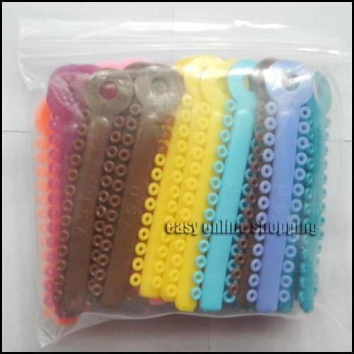 New Multicolor 1 Pack 1014 ties Ties Dental Orthodontics Elastomeric Ligature Ties