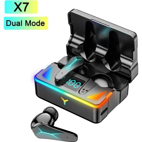 New X7 TWS Waterproof, Auto Pairing, Touch Control,Smart Noise-cancelling Bluetooth-compatible 5.1 Earphones With Microphone