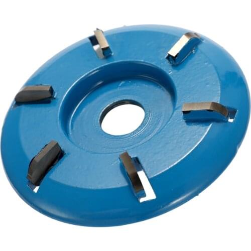 Polishing 3/6 Teeth Power Wood Carving Disc Tool Milling Cutter 90mm Diameter 16mm Bore Angle Grinder Angle Grinder Attachment