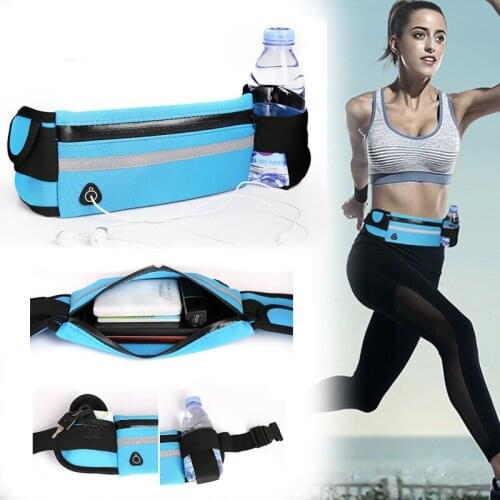 Waterproof Running Waist Bag Outdoor Sports Running Belt Bags Women for Iphone Phone Jogging Bags for Women Men Lady