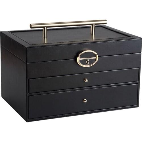 Jewelry box multi-layer luxury Necklace Watch Jewelry Gift Box large capacity jewelry storage box