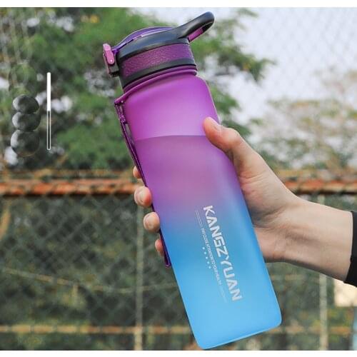 Tritan Water Bottles Portable Gym sport bottle Anti-fall Leak-proof Large Capacity Fitness Kettle plastic Drink Bottle BPA Free