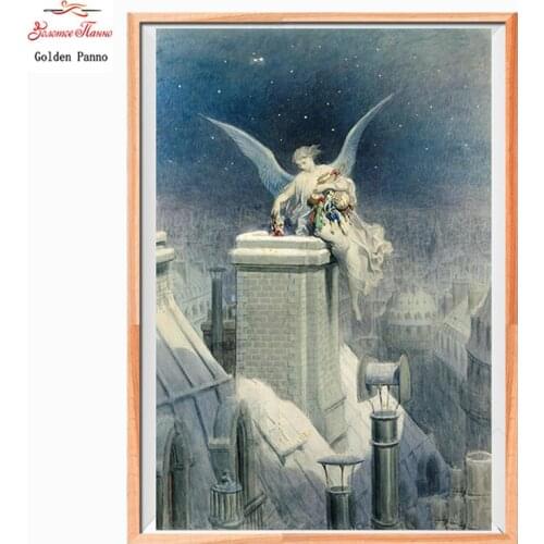 Golden Panno,Needlework,DIY DMC Cross stitch,Sets For Embroidery kits,Precise unprinted religion Patterns Counted Cross-stitch