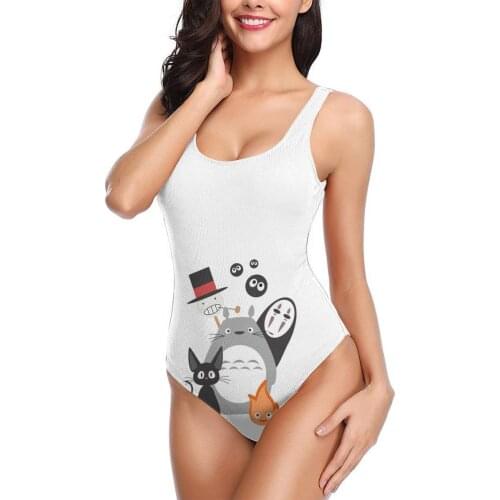 Women 2021 Exotic Bikinis Totoros Lovely Cat Women Swimsuit One Piece Bikini Kawaii Anime bathing suit SwimSuit For Women