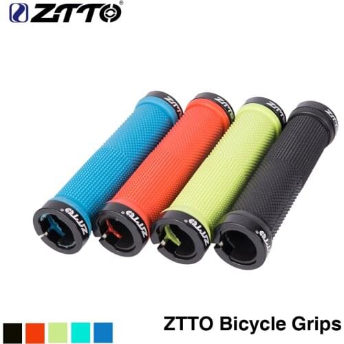 ZTTO 1 Pair MTB Road Cycling Lockable Handle Grip Anti slip Grips for Folding Bike Handlebar bicycle parts AG-16 Alloy + Rubber