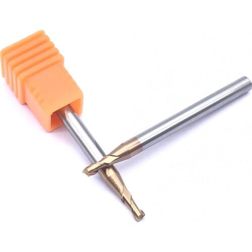 1PCS HRC60 2F 2.5XD4X50L Endmill Alloy Tungsten Steel CNC Milling Cutter Maching Milling Machine Tools For Steel Woodworking