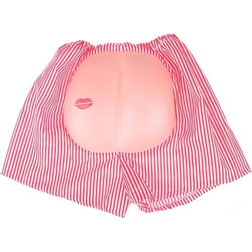 1pc Party Favors Jokes Exposed Ass Shorts Universal Funny Gadgets Prank Toy Anti Stress Toys Antistress Halloween Gag