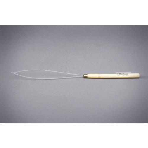 5pcs hair wood loop needle Indian brazilian keration extension knitting needles styling tools free shipping