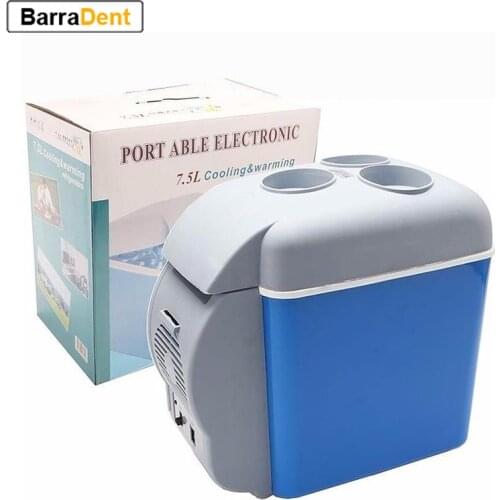 7.5L Electric Portable Refrigerator 12V Mini Car Fridge Freezer Cooler Camping Refrigerator Warmer