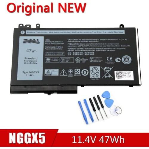 NGGX5 NEW Original Laptop Battery For DELL Latitude E5270 E5470 E5550 M3510 E5570 11.4V 47Wh 954DF JY8D6 0JY8D