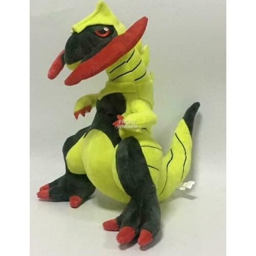 Anime Games Pokemon series new 30CM Haxorus plush toy Swire armor stuffed toys A birthday present for children