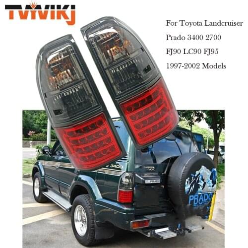 Car LED Rear Lamp Back Tail light For Landcruiser Prado 3400 2700 FJ90 LC90 FJ95 1997 1998 1999 2000 2001 2002 Rear Brake Light