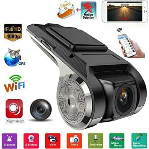 2 in 1 Full HD Car DVR 2MP Camera WIFI Car video surveillance ADAS Dashcam android dvr Car recorder Night Version Auto Recorder