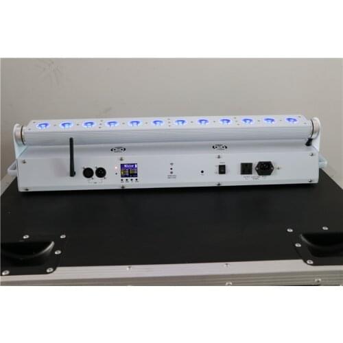 1UNIT 12PCS led battery&wireless RGBWA wall washer club party stage KTV dance bar liminaires theatre cyclorama illuminacion