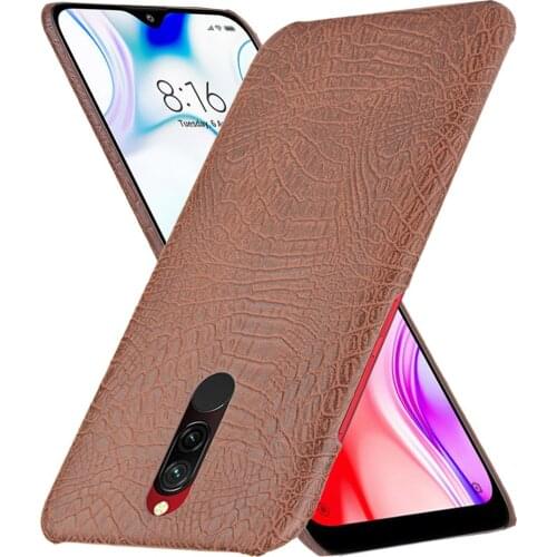 For Xiaomi Redmi 8 Case Redmi8 PU Leather Crocodile Skin And PC Hard Bag Cover For Xiaomi Redmi 8 Phone Back Case