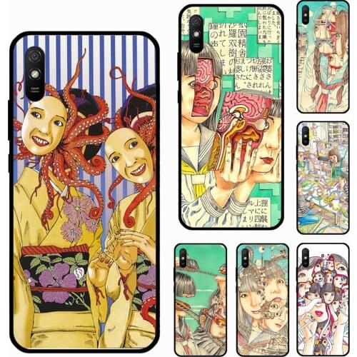 Shintaro Kago Horror For Xiaomi Redmi Note 10 Pro 9S 8T Note8 Note9 Pro Case For Redmi 9 9A 8A 7A 9C 9T Cover