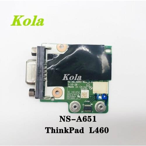 For Lenovo ThinkPad L460 Power Button Switch button BOARD NS-A651 Free shipping Laptop cable tested 100% fully tested